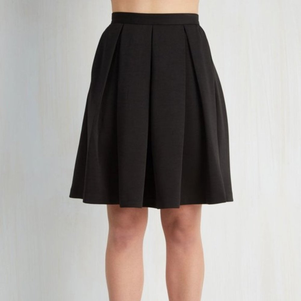 Modcloth Adorably Yours Skirt in Black